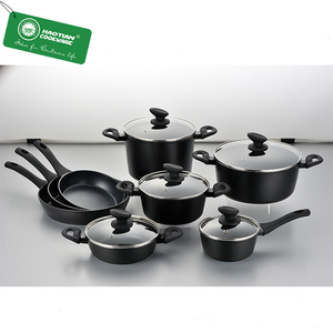 Không dính Cookware Set cảm ứng dưới giả mạo nhôm chậu và chảo không dính Cookware Set - Product Image 2