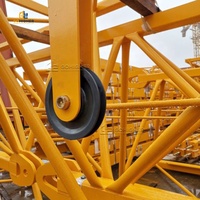 Ensemble de rouleaux de guidage pour poulie de grue à tour, poulie à câble en nylon, chariot de poulie, pièces de rechange pour grue à tour