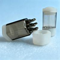 Applicateur de médicament capillaire 8 ml pour la croissance des cheveux, applicateur d'huile capillaire, flacon applicateur pour le cuir chevelu, peigne de massage à bille pour huile essentielle