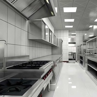 Équipement de restauration occidental professionnel et conception de cuisine de restaurant pour projet hôtelier