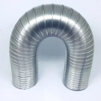 Machine à conduit Flexible en aluminium pour Ventilation d'air, 12mm, rectangulaire, rond, carré, semi-rigide, revêtement de conduit