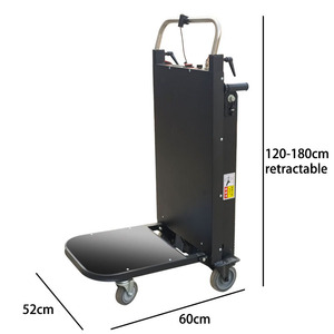 Elektrisch Vermogen Trapklimmer Klimwagen Batterij Bediende Trap Klimmen Dolly Kar Riem Vierwiel Aanpasbare Oem Ingesloten - Product Image 3