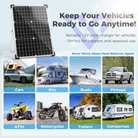 Panneau solaire mono 20W personnalisé, module monocristallin 12V haute efficacité pour chargeur solaire portable et éclairage de jardin