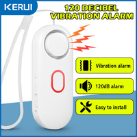 KERUI Vibration Alarm Mini Door Window Anti-thief Vibration Sensor Detector Home Security Alarm Security Independent Sensor