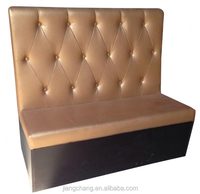 Canapé d'angle confortable et moderne en cuir synthétique pour restaurant, ensemble de banquettes avec garantie de 5 ans, certifié ISO 9001 SGS, usage commercial
