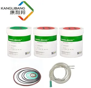 Collage thermique adhésif en silicone HTV de l'usine chinoise appliqué aux joints toriques en silicone et aux joints toriques en silicone