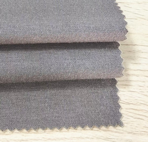 300GSM 78% Polyester 15% viskon 7% elastan interlok rahat tüplü örme kumaş eşofman için - Product Image 4