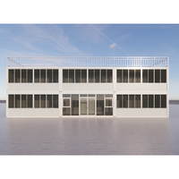 DXH Maison préfabriquée en conteneur plat en acier personnalisé pour appartement, design moderne, respirante, multifonctionnelle, maison de fête