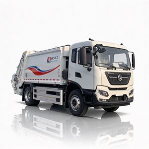Camión de Basura Eléctrico Dongfeng Tianjin, Compactador de Basura con Carga Trasera, Camión de Recolección de Residuos - Product Image 1