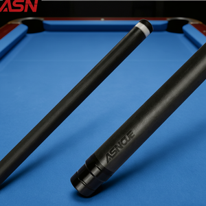 R-QJ ASN 12.5mm T700 Shaft de queue de billard en fibre de carbone, rempli de mousse, à faible déviation, conique hybride, avec embout radial 3/8-8 - Product Image 1