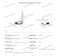Nouvel aspirateur robot Xiaomi OMNI 7C QV41-CN 30000Pa, forte aspiration, aspirateur intelligent pour la maison, compatible avec l'application Xiaomi Home, version chinoise