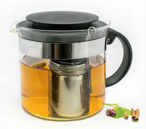 Özel Logo paslanmaz çelik çay süzgeçler tel örgü kubbe şekli çay filtresi demlik gevşek yaprak çay demlik