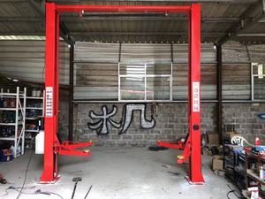 חם מכירה 4000 ק "ג שני פוסט ידני לפתוח מכונית lifter מכונית מערכת הידראולית קרנית עם 1 שנה אחריות - Product Image 6