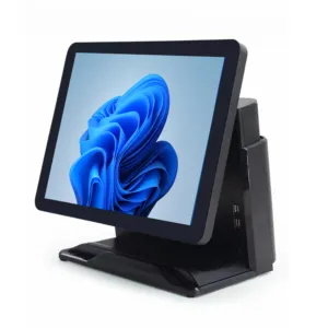 2023 sistema POS All-in-One con Touch Screen da 15 pollici a schermo singolo registratore di cassa per macchina POS cassiere con funzione SDK