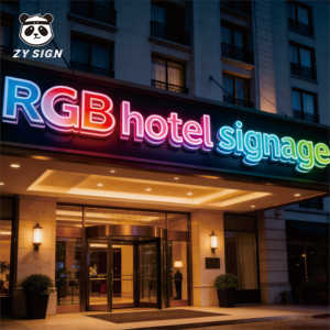 Insegna per <span class=keywords><strong>Hotel</strong></span> Personalizzata in Acrilico 3D Illuminata, Segnaletica per Porte di Camere d'Albergo, Insegna Esterna Impermeabile e Resistente alle Intemperie - Product Image 2