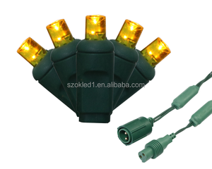 Guirlande lumineuse LED rouge commerciale de 5mm décoration de Noël intérieure/extérieure avec espacement de 6 \ "et indice IP65 longueur de 10m - Product Image 2