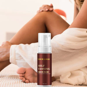 Mousse autobronzante pour le corps et le visage de marque privée sans exposition au soleil Mousse de bronzage sans traces sans parfum - Product Image 6