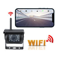 Kamera video mobil Digital, ponsel Android App AHD sistem spion bawaan WiFi 100 meter pemancar membalikkan cadangan