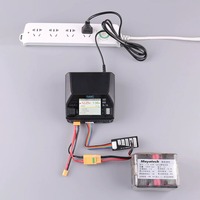 Chargeur AC/DC HOSHI ToolkitRC M8AC 600W 20A 1-8S LiPo LiHV avec USB-C 65W et écran IPS 2,4 pouces pour drone FPV, quadricoptère, hélicoptère