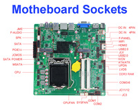 Carte Mère de Minage de Bureau X86 H110 avec Double Canal So-Dimm DDR3 en Option et Socket Intel LGA1150 de 4ème Génération