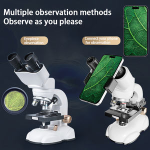 最新の顕微鏡おもちゃ2026デュアルレンズ双眼顕微鏡子供向けディスカバリーツール & 教育科学玩具アクセサリー付き - Product Image 4