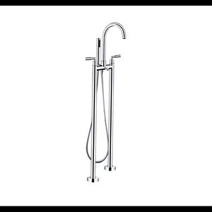 Miscelatore doccia vasca da bagno con Kit rubinetti in ottone cromato - Product Image 5