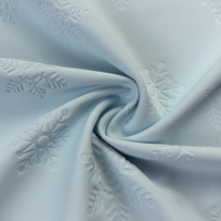 Vêtements de sport personnalisés en tissu gaufré à motif de rose, 230 g/m², tissu respirant extensible dans les 4 sens, 78 % polyester, 22 % élasthanne