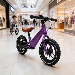 Vélo électrique pour enfants en gros, vélo d'équilibre pour tout-petits, siège souple pour les enfants de 3 à 5 ans, apprentissage en plein air - Product Image 2