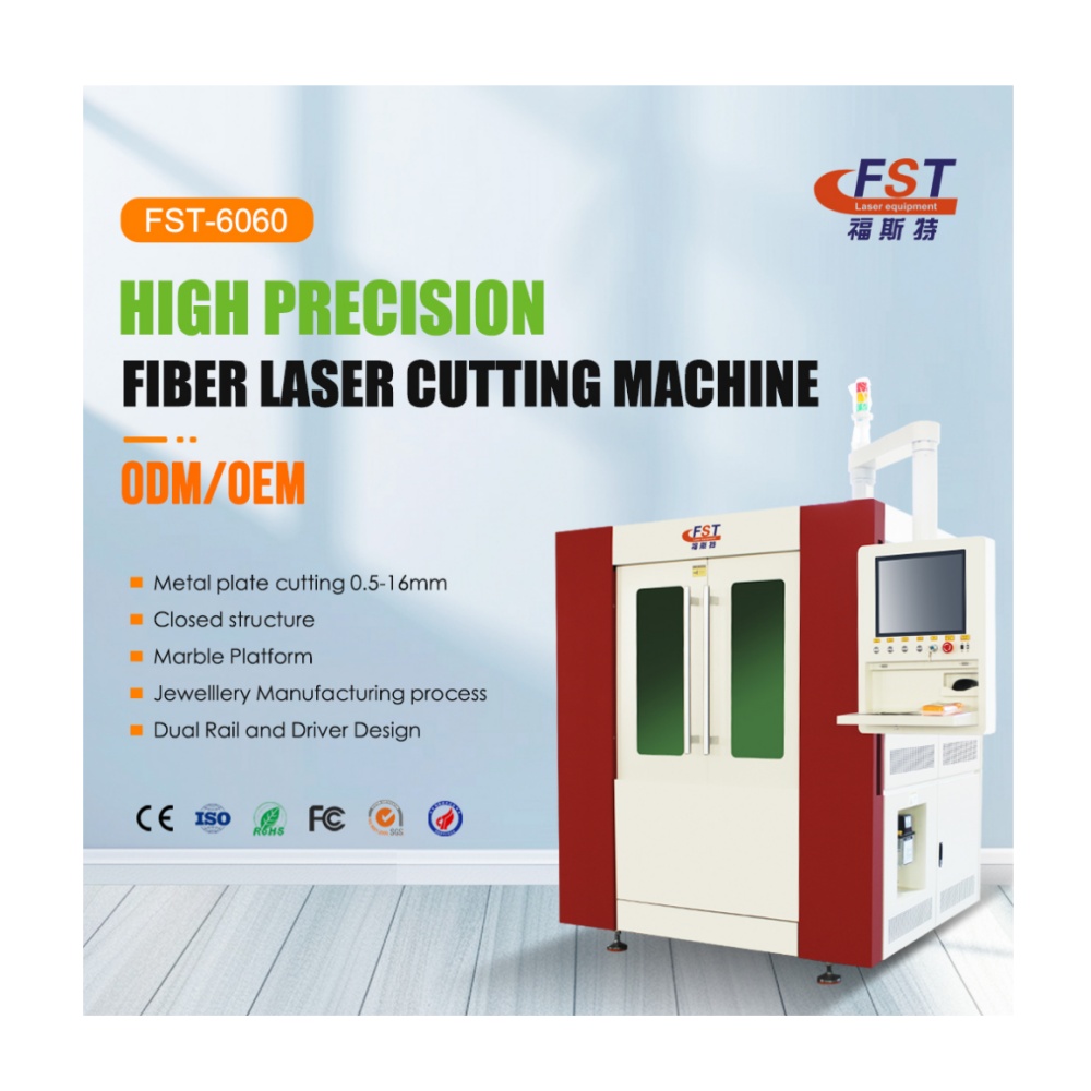 1000W 600*600 Precision Small Fiber Laser Cutting Machine Jewelry Silver Gold 6060 Mini Metal Working Size Fiber Laser Cutter