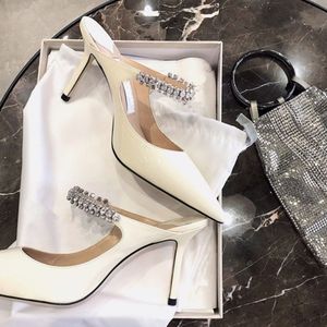 Babouches pour femmes à talon, mules fantaisie à boucles, chaussures à bout pointu, talons pour femmes - Product Image 2