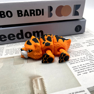 Produit transfrontalier le plus vendu : Figurine articulée intégrale en PLA imprimée en 3D, adorable tigre à dents <span class=keywords><strong>de</strong></span> <span class=keywords><strong>sabre</strong></span> - Product Image 3