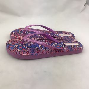 Nuovo disegno a buon mercato prezzo di vendita promozione stampa floreale rosso pe sottopiede pvc cinghie <span class=keywords><strong>infradito</strong></span> per le ragazze - Product Image 6