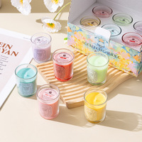Umweltfreundliche Sojawachs-Aromatherapie-Kerzen für Innenräume, Dekorationen, Geburtstags-, Erntedank-, Oster-Geschenke, Souvenirs, Silvester