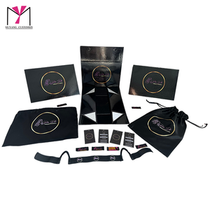 กล่องของขวัญสั่งทำพิเศษ MUYANG กล่องใหญ่แบบหรูหรา บุซาติน กระดาษกันไขมัน กล่องกระดาษแข็งเคลือบยูวี พรีเมียม พร้อมลายหนัง - Product Image 1