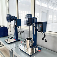 Ensemble complet de dispersoirs de laboratoire haute vitesse avec bécher, pince et accessoires d'expérimentation auxiliaires