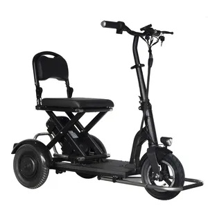 旧可折叠电动三轮车滑板车价格便宜电动三轮车中国残疾人滑板车成人3三轮