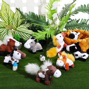 B034 felpa a granel lindos juguetes de animales de peluche pequeño Halloween chico aula escuela fiesta favores suministros decoración caballo <span class=keywords><strong>Real</strong></span> Ponis - Product Image 2