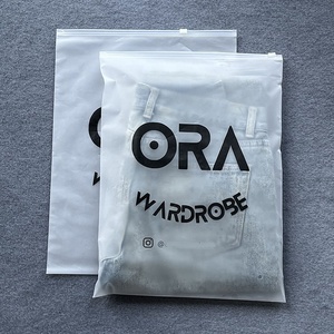 Small custom plastic transparent cosmetic clothes ziplock zipper bags