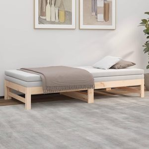 Cama de madera para niños, plataforma de diseño, camas para niños pequeños, muebles de dormitorio para niños, cama nido de madera para niños de tamaño doble blanco - Product Image 5