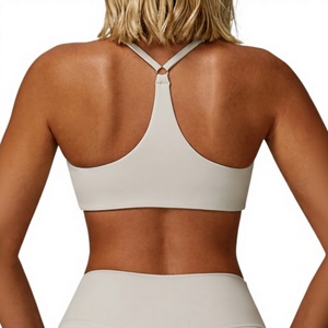 High Quality Impact <b>Cross</b> Back Adjustable Sports Bra Women Fitness <b>Top</b> Workout Padded Gym Running Yoga Sports Bra - Product Image 2