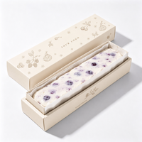 Boîte en carton kraft écologique personnalisable avec logo, support coulissant mat pour emballage de gâteaux, pains et desserts