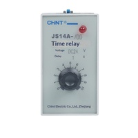 Relais temporisé Chint JS14A 60s à montage sur rail, temporisation à l'activation, AC220V AC380V DC24V, transistor