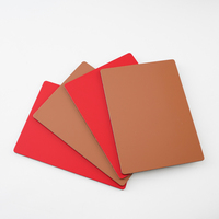 Panneau composite en aluminium ACM Wanya moderne 2 mm/4 mm, matériau de qualité A2 ignifuge pour le revêtement extérieur des appartements