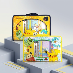 Ensemble de papeterie Pikaed en PVC, fournitures scolaires coréennes pour enfants, crayon, gomme, cahier, anime, dessin animé, cadeau pour étudiants - Product Image 3