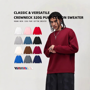 Sweat-shirt de fête épais de haute qualité, personnalisé, en gros, pour hommes, coupe oversize, en mélange de coton - Product Image 1
