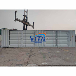 ตู้คอนเทนเนอร์ขนาด 40 ฟุต ไฮคิวบ์ |   ประตูเข้าออกสองด้าน |   เหล็กเกรดสำหรับงานทางทะเล - Product Image 4