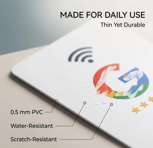Carte NFC <span class=keywords><strong>de</strong></span> commentaires et d'évaluation avec puce électronique à détection sans contact pour restaurants, hôtels et auberges - Product Image 3