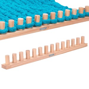 Portable Wooden Blanket Knitting Machine For Thick <b>Wool</b> Yarn Handmade DIY <b>Craft</b> Tools - Product Image 2