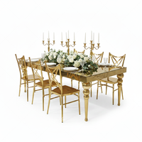 Sillas Apilables de Metal Resistente para Banquetes de Hotel con Estructura de Hierro para Bodas, Villas, Eventos en Parques - Muebles Comerciales al por Mayor