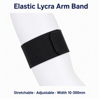Banda Elástica para Muñeca y Brazo de Licra y Spandex, Dispositivo Transpirable que Absorbe la Humedad, 1-25m/Rollo, 10-300mm